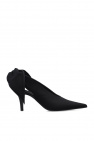 x Zeus Dione leather ankle boots Open-heel pumps