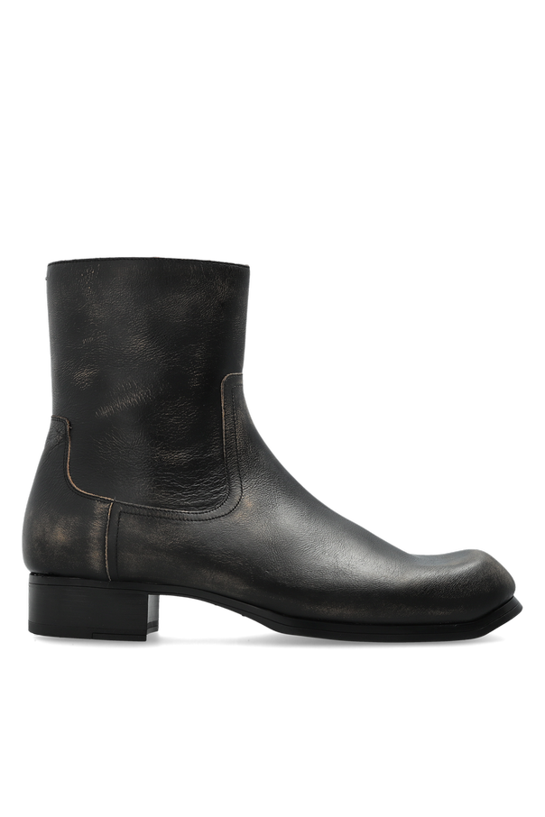 Leather Ankle Boots od Maison Margiela