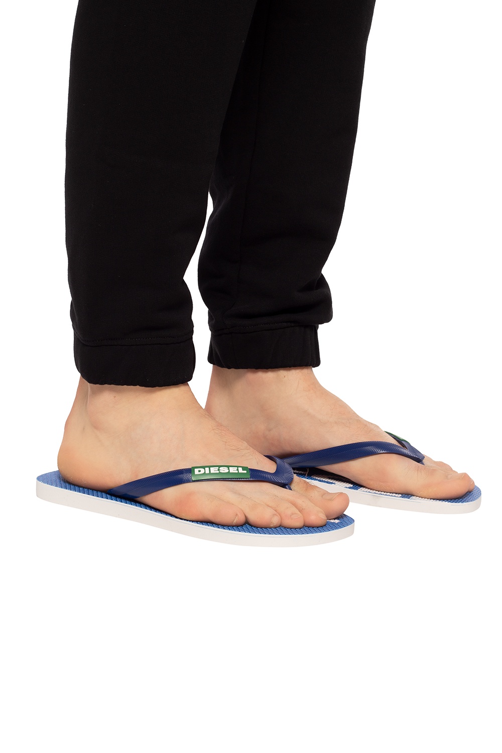 Diesel ‘Sa-Briian’ flip-flops with logo