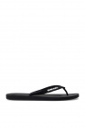 Emporio Armani diagonal-strap leather sandals