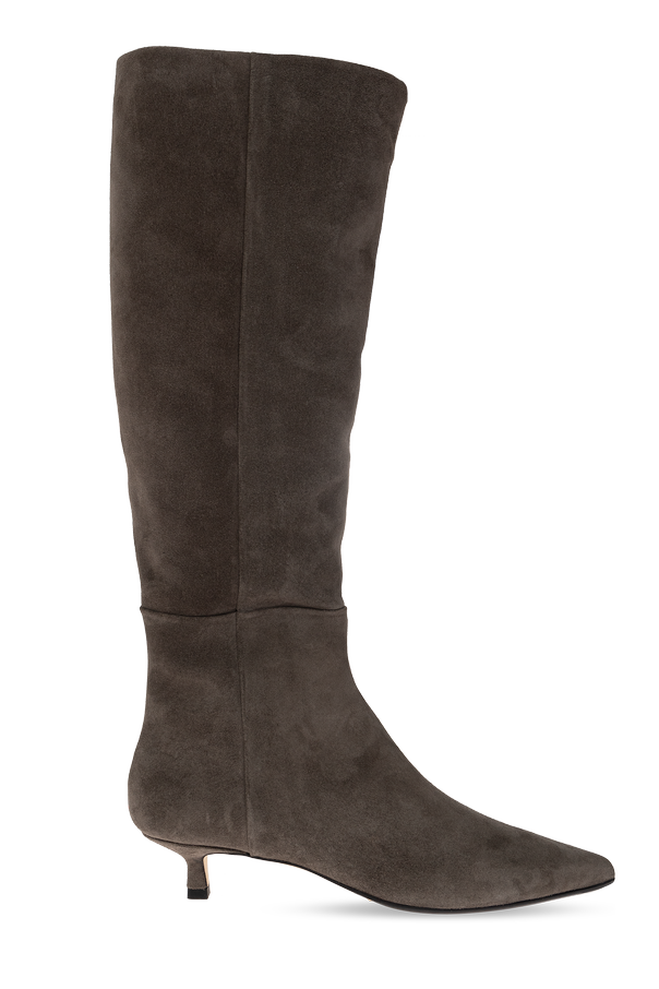 Suede heeled boots ‘Sabrina’ od Aeyde