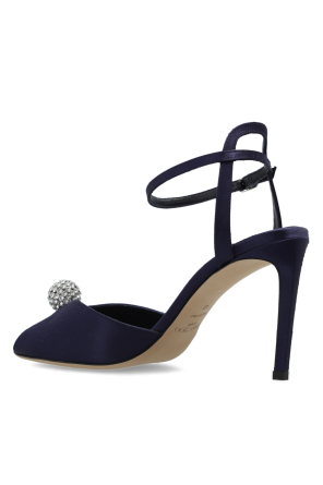 Jimmy Choo 'Sacora' satin heeled sandals