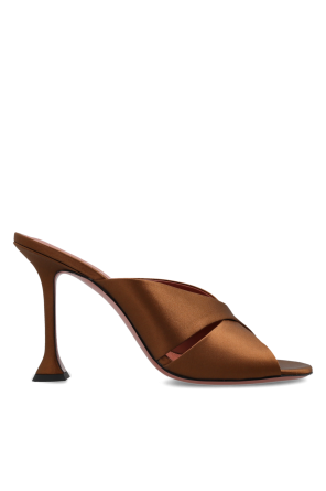 Satin heeled mules 'Salma'