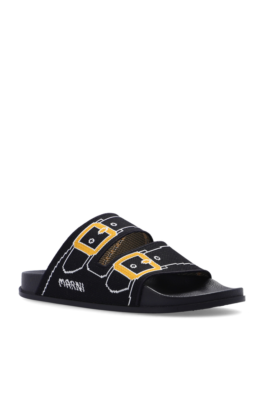 marni Sandals Slides with logo