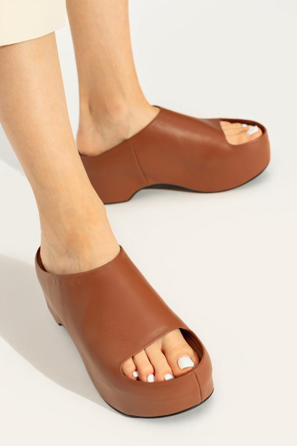 Marni Leather slides Chunky