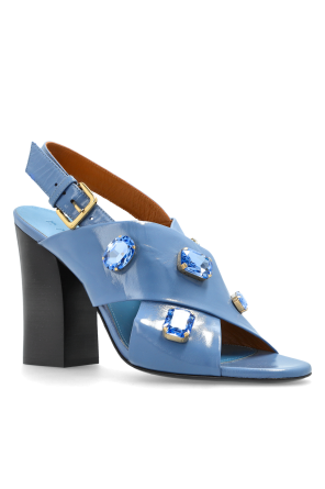 Marni Leather heeled sandals