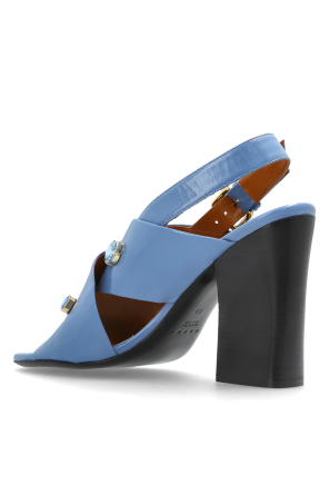 Marni Leather heeled sandals