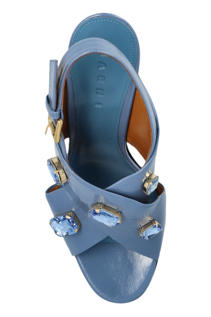 Marni Leather heeled sandals