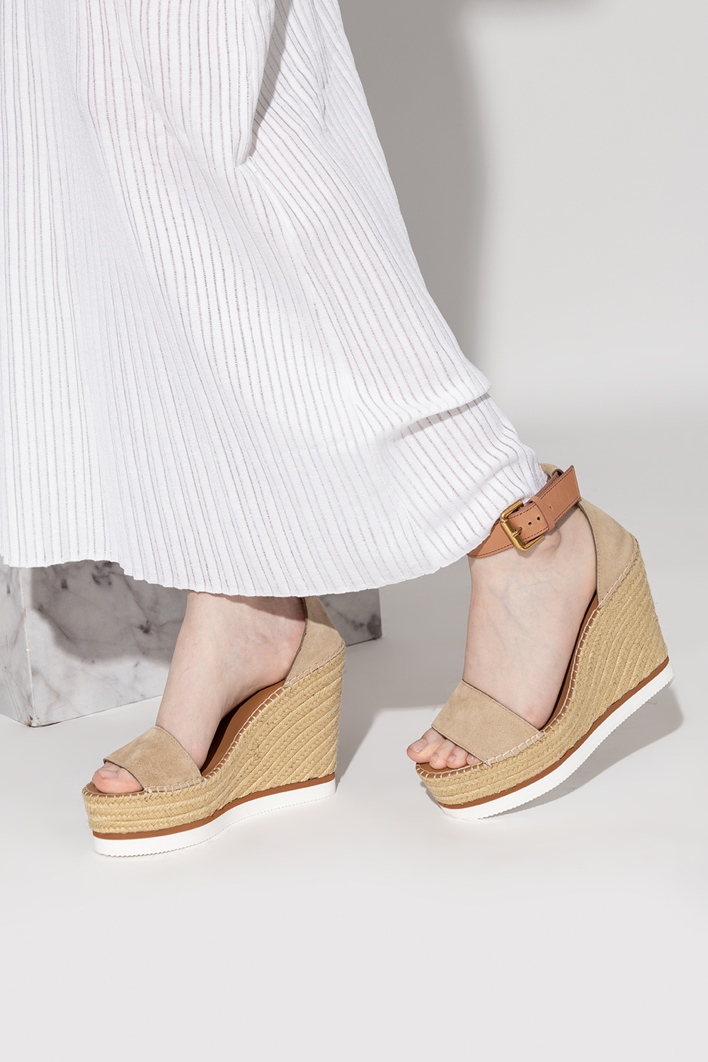 See By Chloé ‘Glyn’ wedge sandals