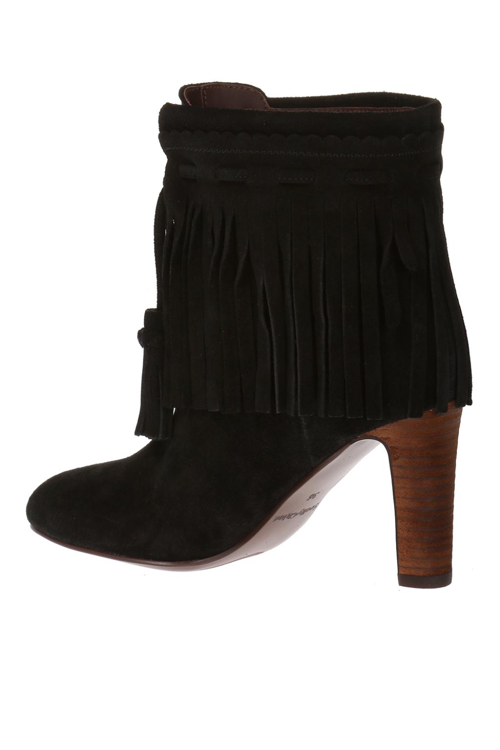 chloe fringe boots