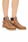 See By Chloé BROWN ‘Eileen’ suede hiking boots