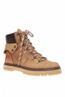 See By Chloé BROWN ‘Eileen’ suede hiking boots