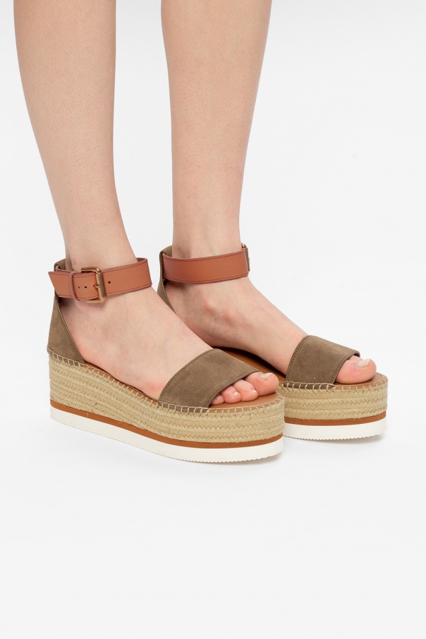 chloe platform sandals