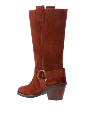 See By Chloé Logo-embossed heeled boots