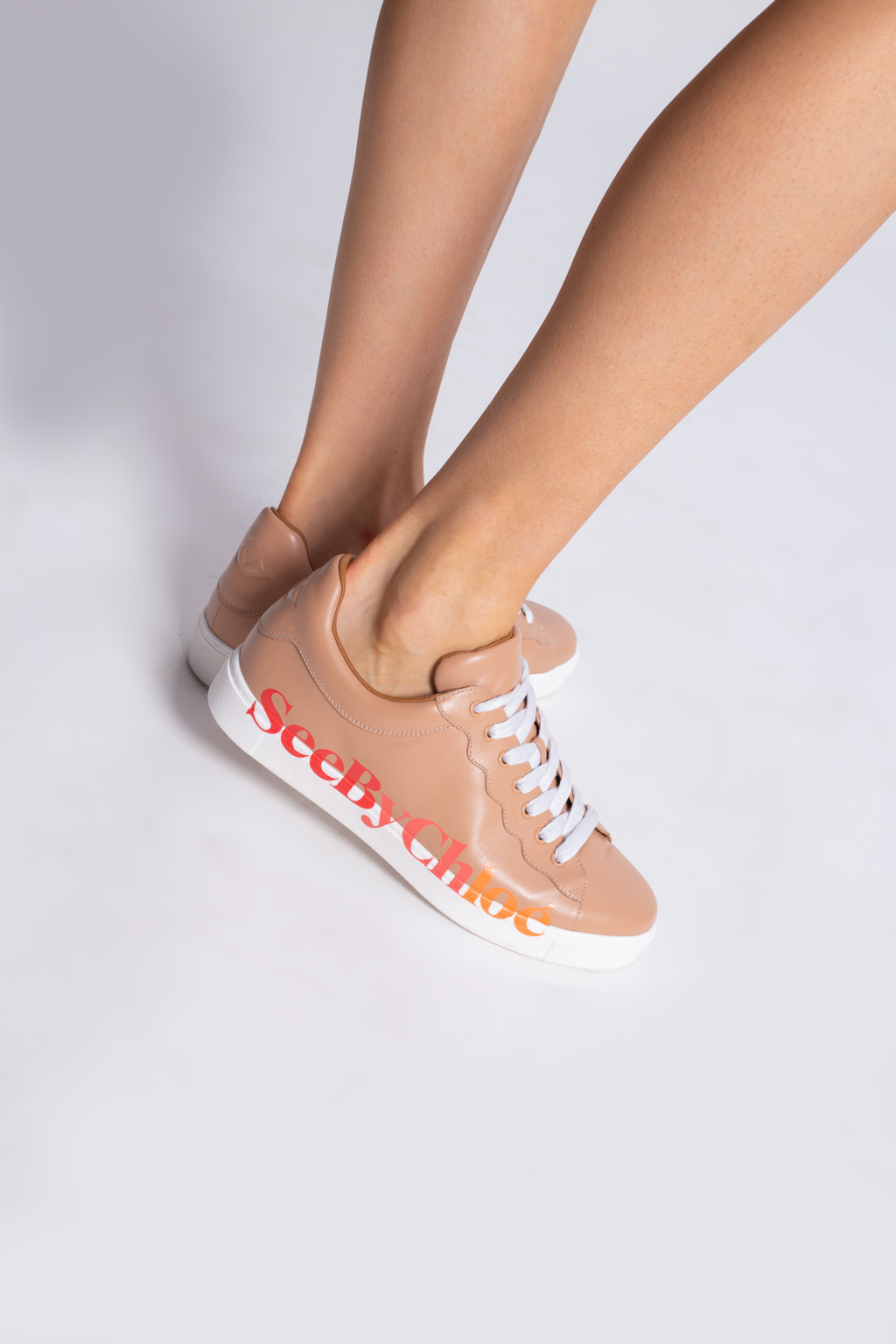 See By Chloe Lace-up shoes with logo