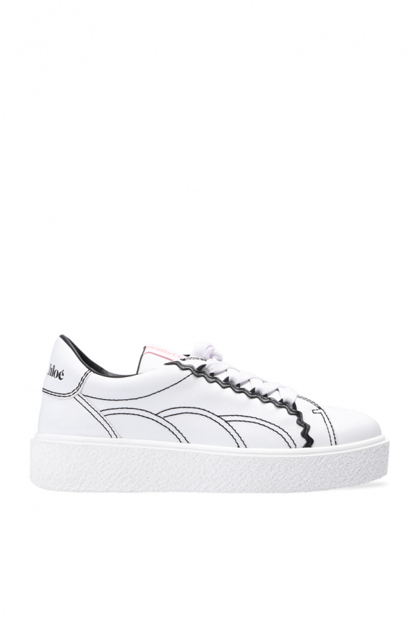 See By Chloé Lace-up shoes with logo