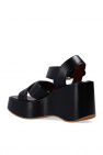 See By Chloé BLACK ‘Lyna’ wedge sandals