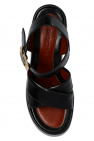 See By Chloé BLACK ‘Lyna’ wedge sandals
