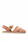 See By Chloé BROWN ‘Fermo’ leather espadrilles