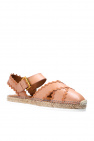 See By Chloé BROWN ‘Fermo’ leather espadrilles