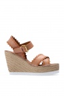 See By Chloé beige ‘Glyn’ wedge sandals