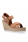 See By Chloé beige ‘Glyn’ wedge sandals
