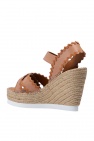 See By Chloé beige ‘Glyn’ wedge sandals