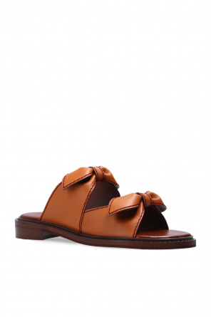 See By Chloé Leather slides with logo