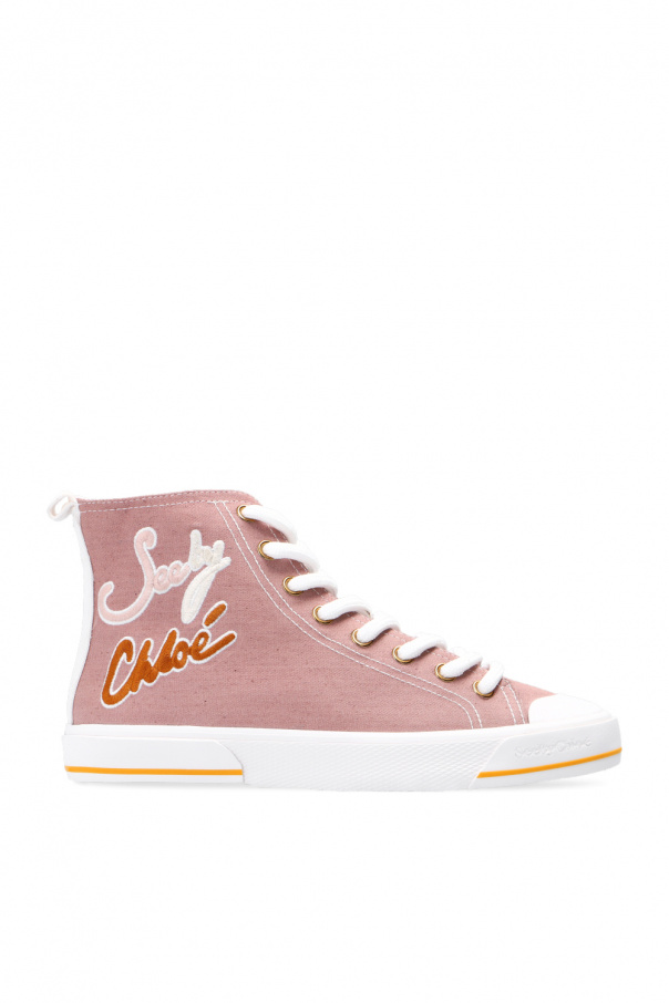 See By Chloé Lace-up ankle boots with logo