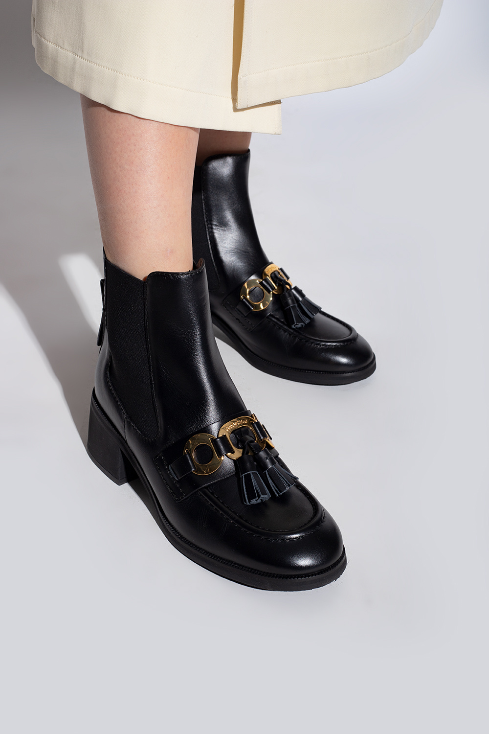 See By Chloé ‘Lyvi Chelsea’ slip-on ankle boots