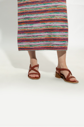 ‘gaia’ leather heeled sandals od See By Chloé