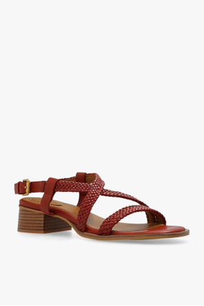 See By Chloé ‘Gaia’ leather heeled sandals