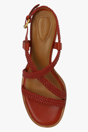 See By Chloé ‘Gaia’ leather heeled sandals