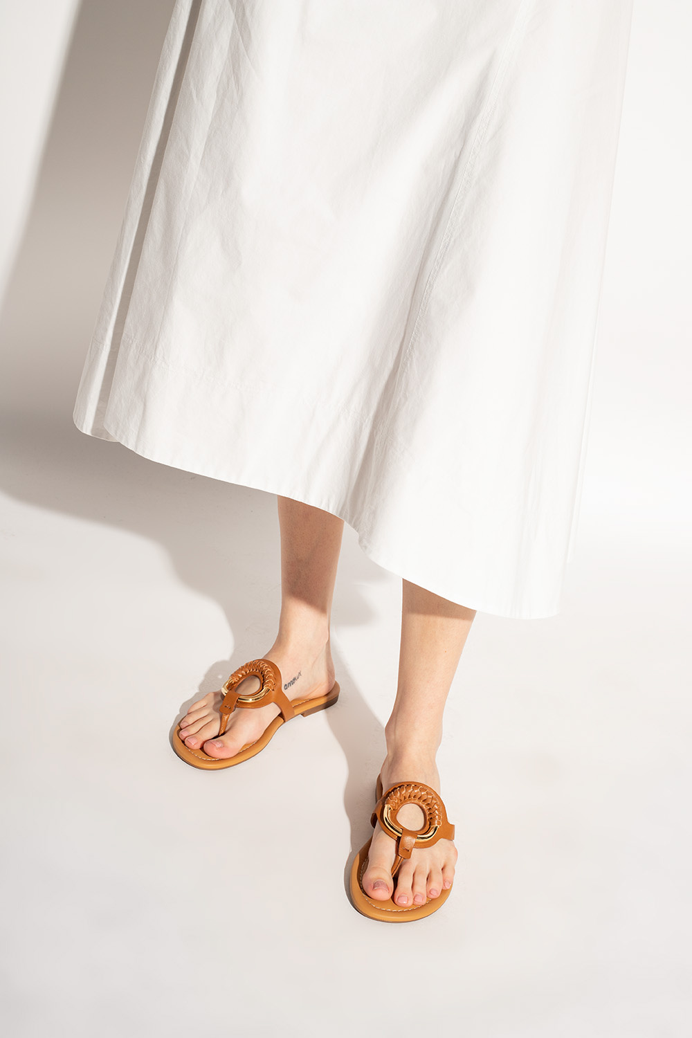 See By Chloé ‘Hana’ leather slides