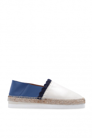 see by chloe chain link trim leather loafers item