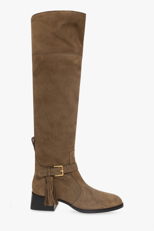 See By Chloé ‘Lory’ plisse boots