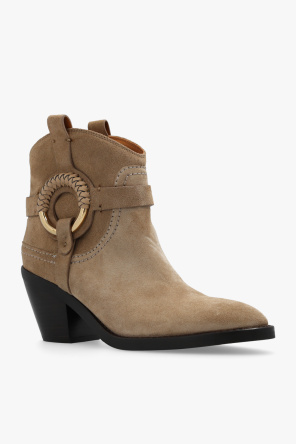 See By Chloé ‘Hana’ suede cowboy boots