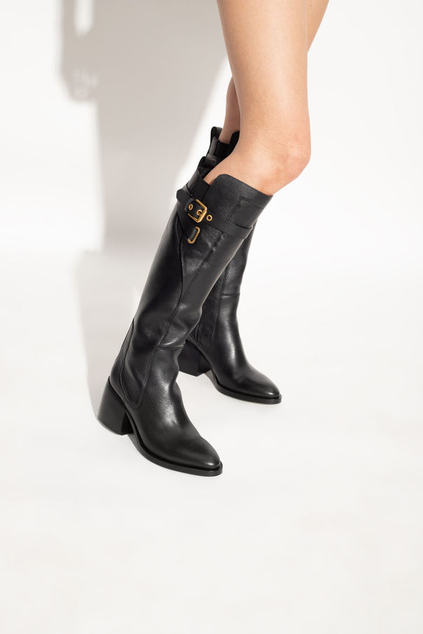 See By Chloé ‘Averi’ leather heeled boots
