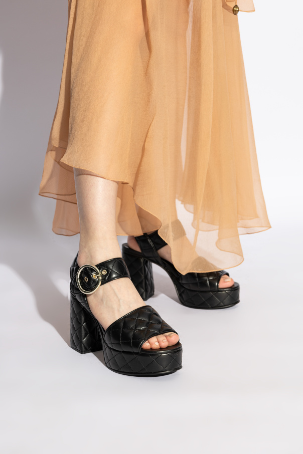See By Chloé Quilted heeled sandals 'Jodie'