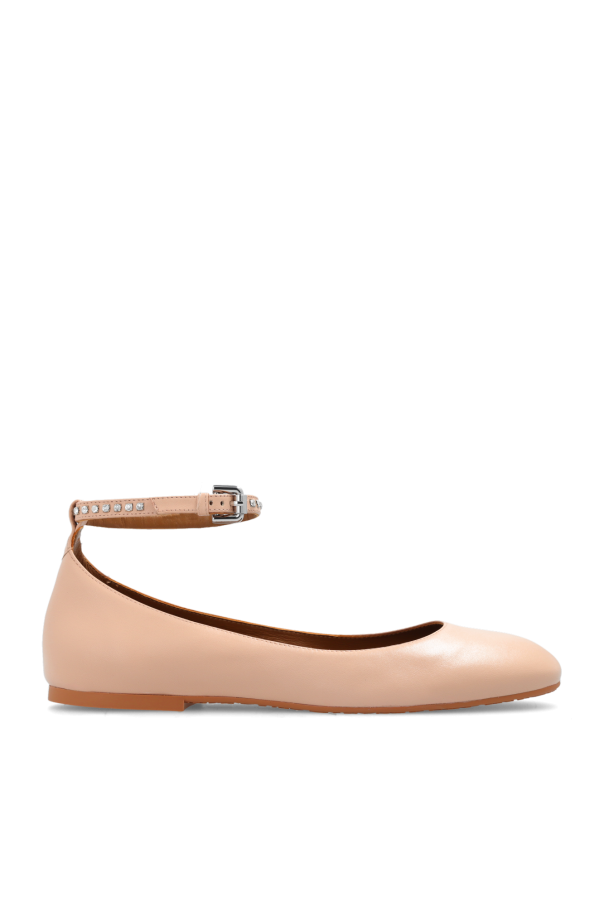 Leather ballet flats od See By Chloé