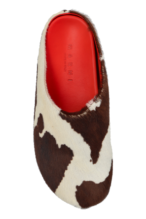 Marni Animal print slides