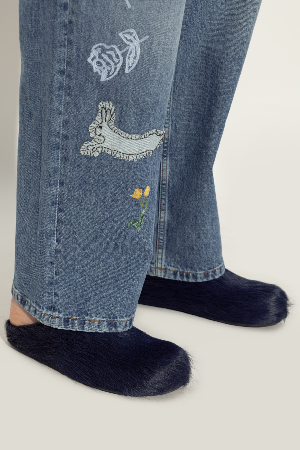 Marni Zapatillas peludas