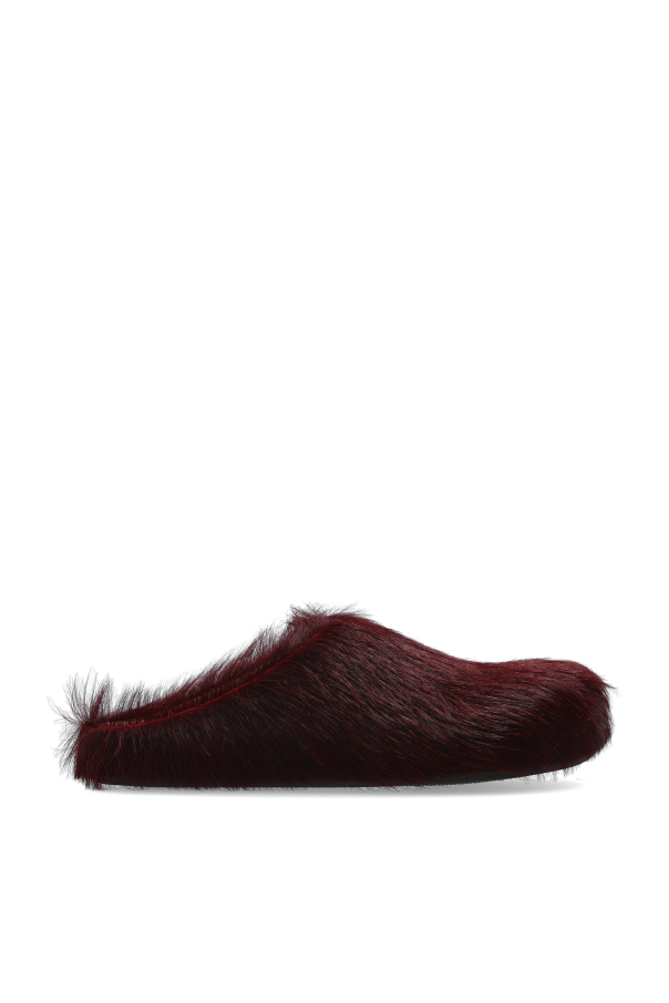 Futrzane slippers od Marni