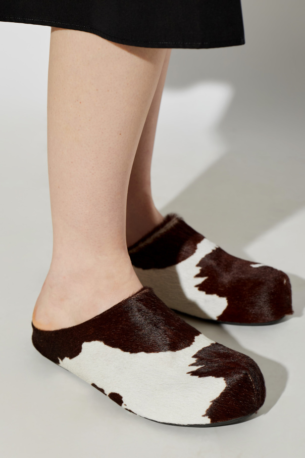 Marni Animal print slides