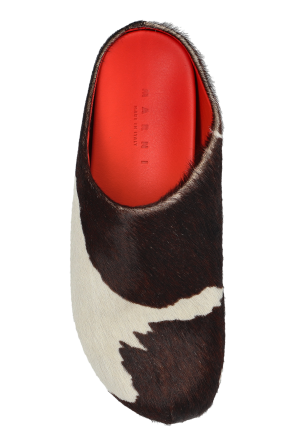 Marni Animal print slides