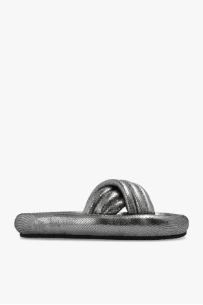 ‘niloo’ leather slides od Isabel Marant
