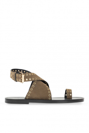 Sursock embroidered sandals