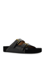 Isabel Marant BLACK ‘Lennyo’ leather slides