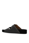 Isabel Marant BLACK ‘Lennyo’ leather slides