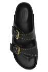 Isabel Marant BLACK ‘Lennyo’ leather slides